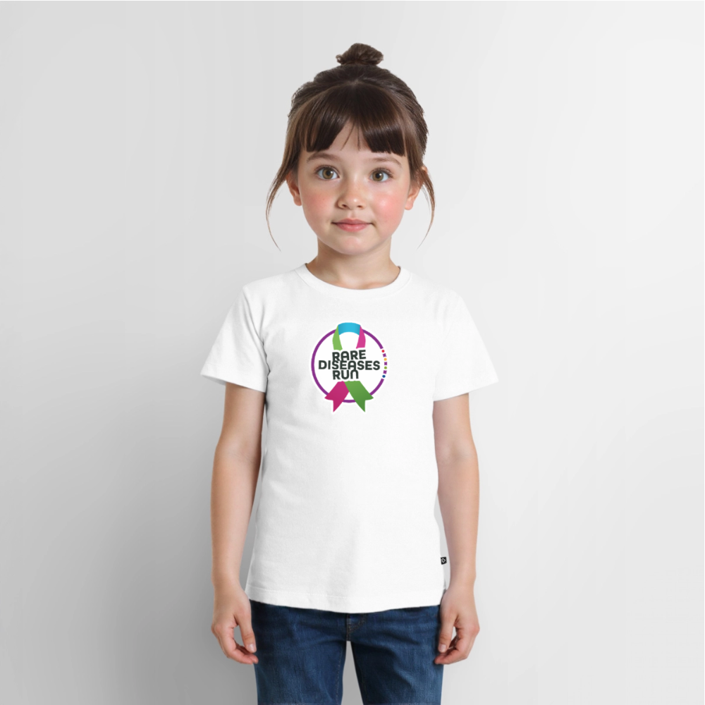 Rare Diseases Run | Kinder Premium Bio T-Shirt - Weiß