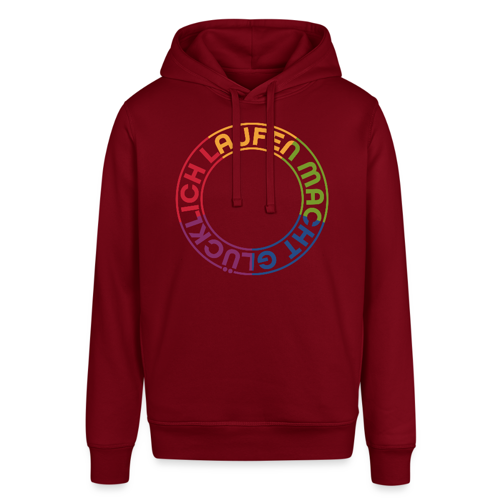 Unisex Bio-Hoodie - Burgunderrot