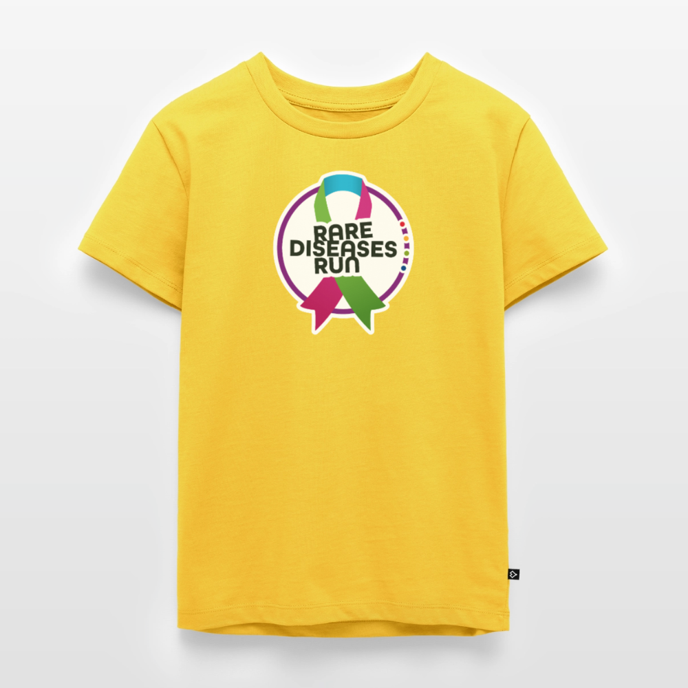 Rare Diseases Run | Kinder Premium Bio T-Shirt - Gelb