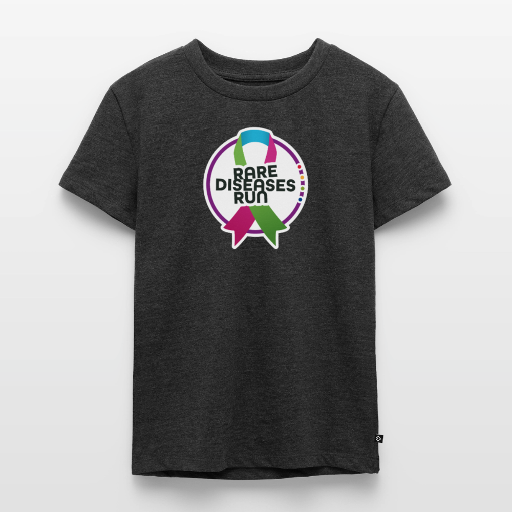 Rare Diseases Run | Kinder Premium Bio T-Shirt - Anthrazit meliert