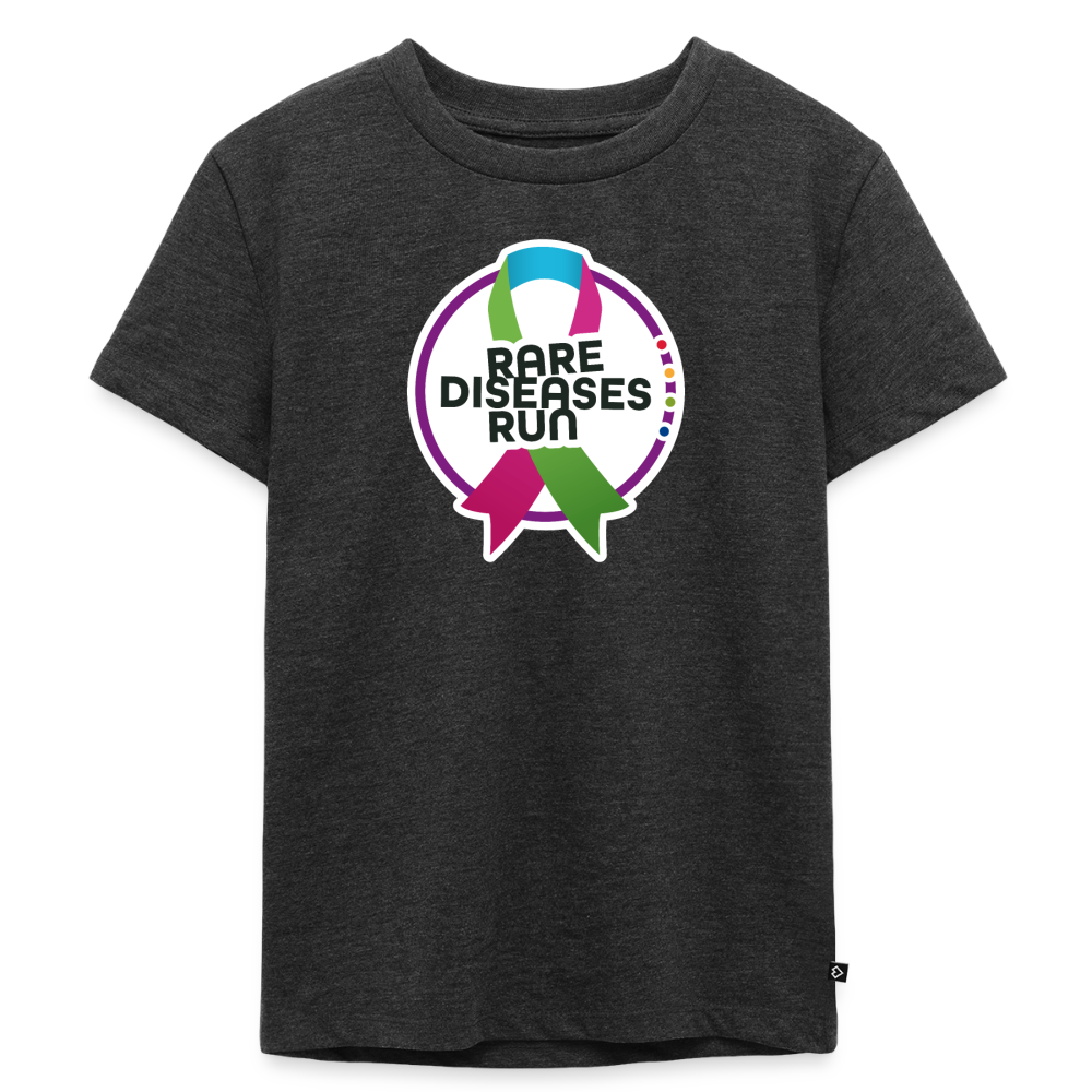 Rare Diseases Run | Kinder Premium Bio T-Shirt - Anthrazit meliert