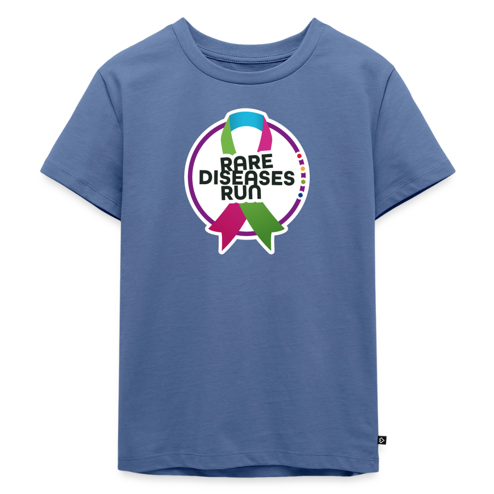 Rare Diseases Run | Kinder Premium Bio T-Shirt - Taubenblau