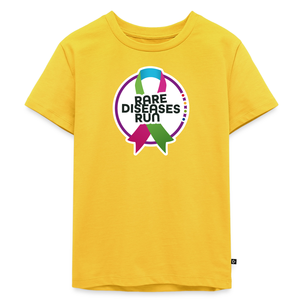 Rare Diseases Run | Kinder Premium Bio T-Shirt - Gelb