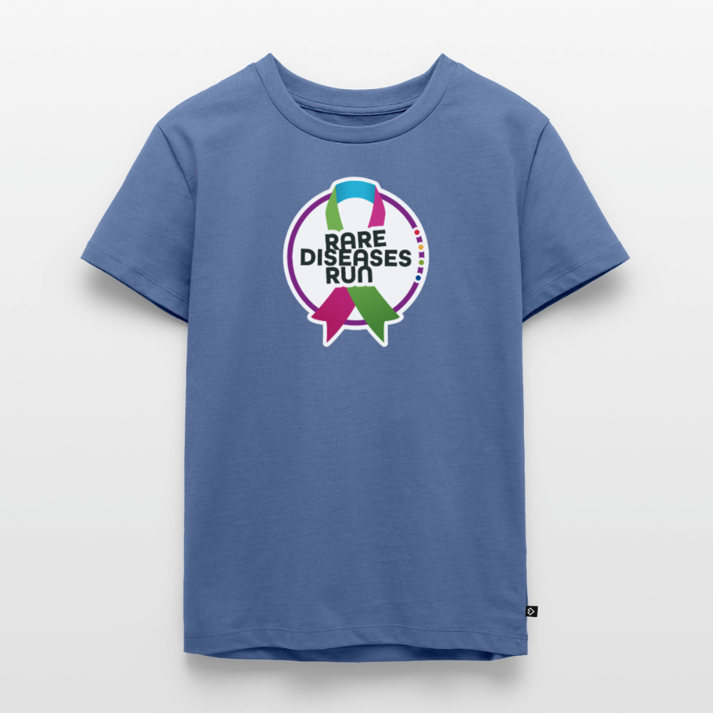 Rare Diseases Run | Kinder Premium Bio T-Shirt - Taubenblau