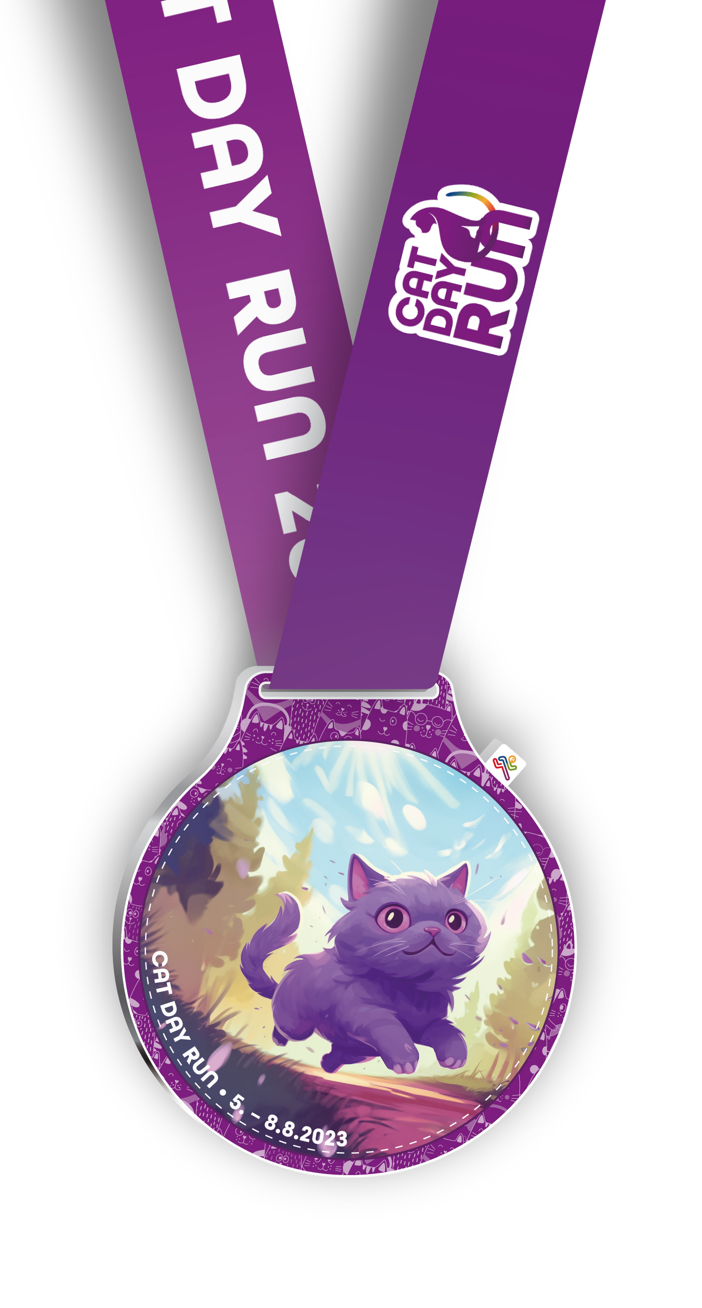Medaille "Cat Day Run" (2023)