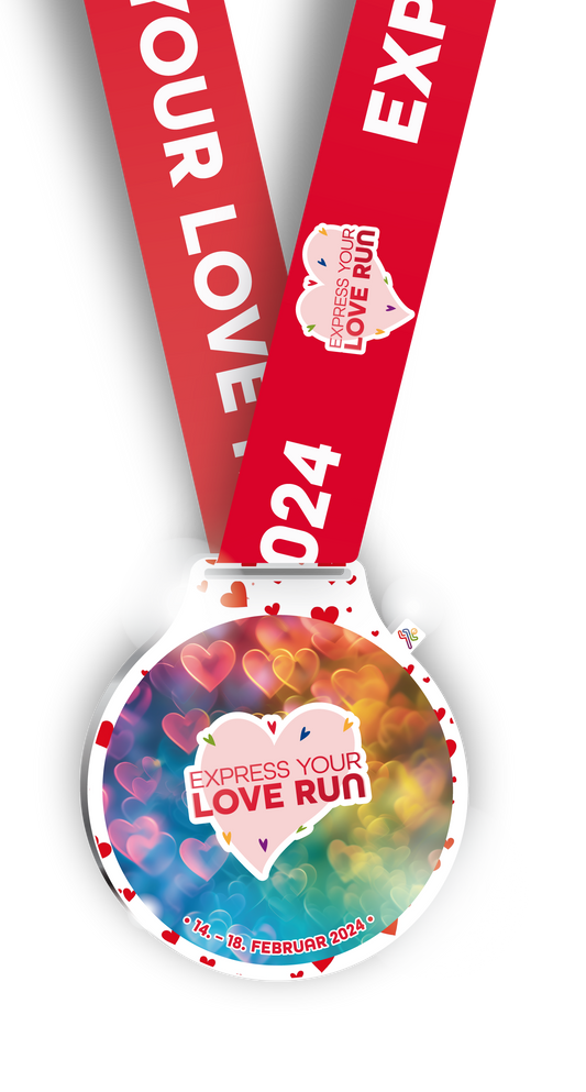 Medaille "Express Your Love Run" (2024)