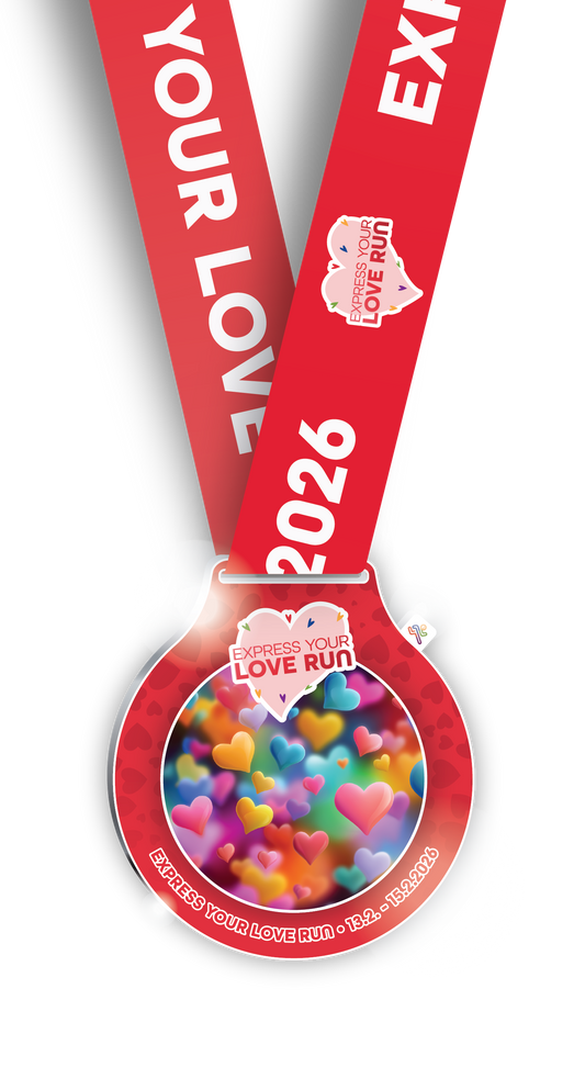 Medaille "Express Your Love Run" (2026)