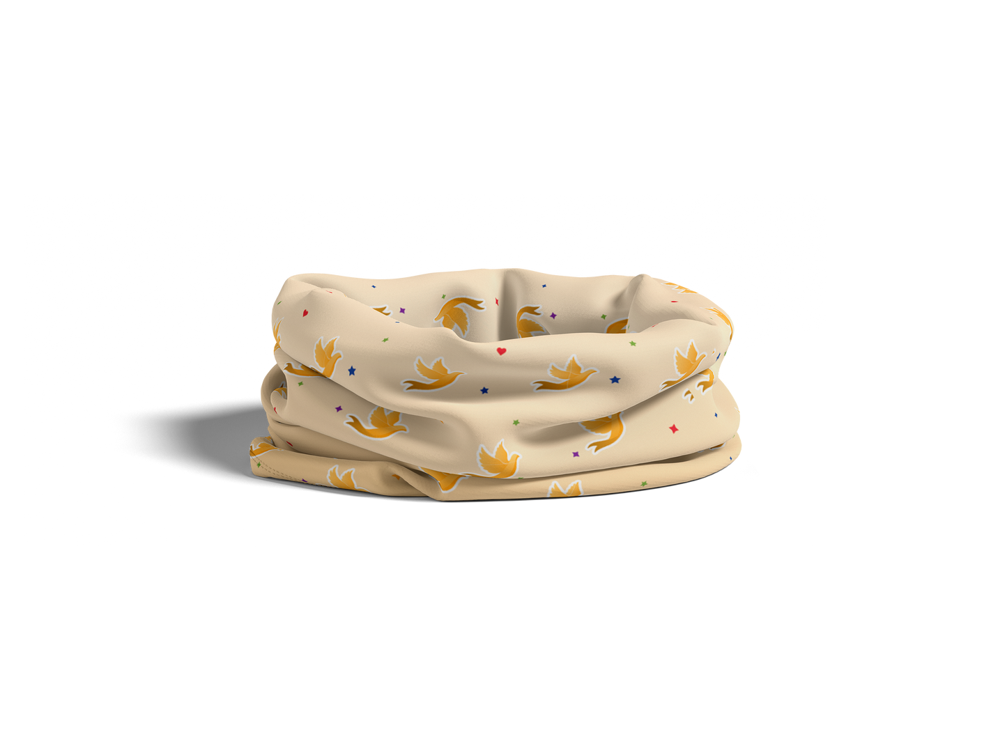 Multifunktionstuch "Golden Doves"