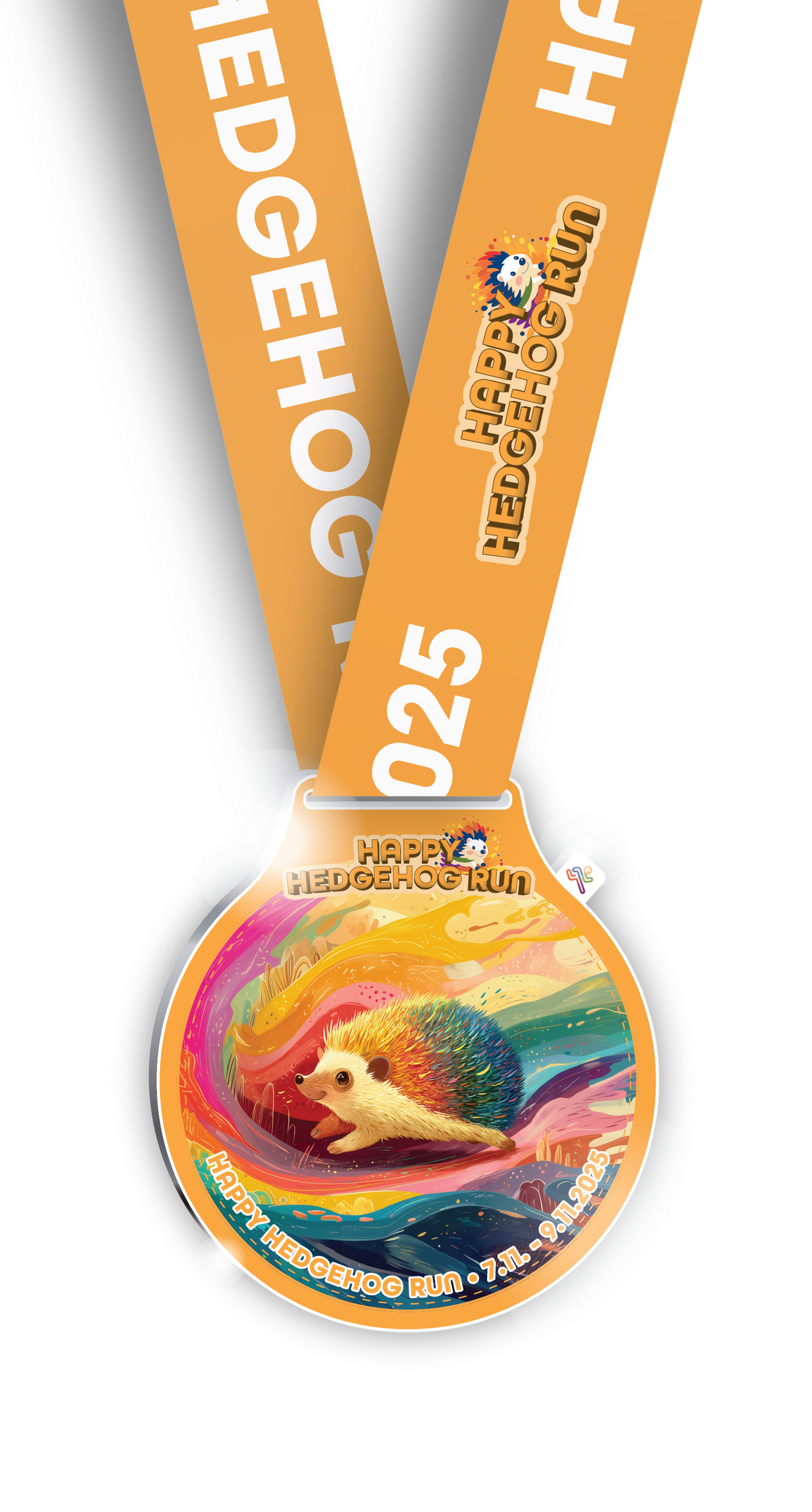 Medaille "Happy Hedgehog Run" (2025)