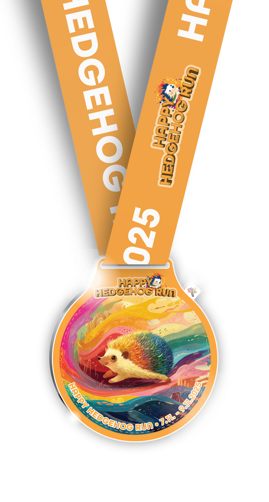 Medaille "Happy Hedgehog Run" (2025)
