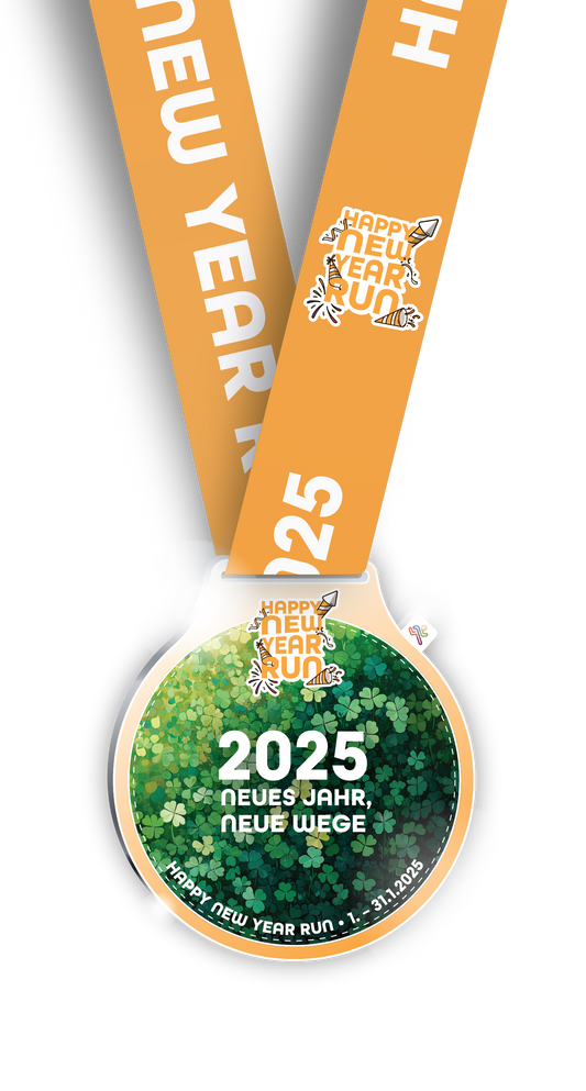 Medaille "Happy New Year Run" (2025)