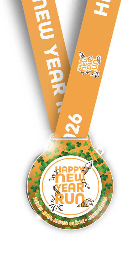 Medaille "Happy New Year Run" (2026)