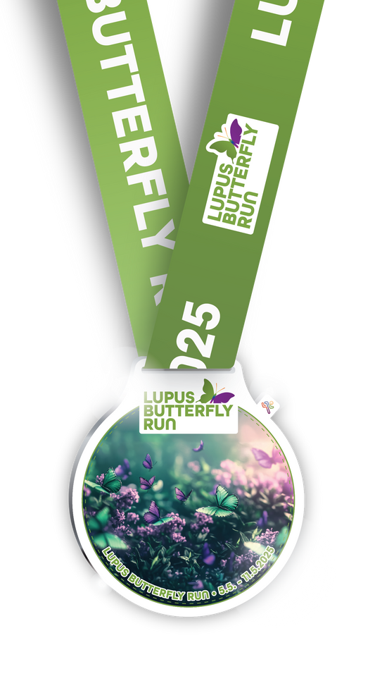 Medaille "Lupus Butterfly Run" (2025)
