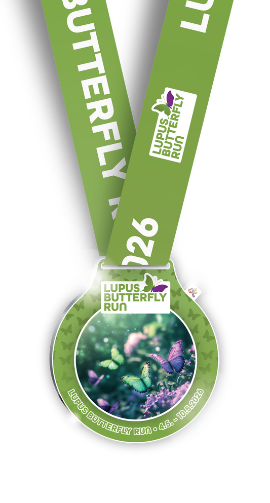 Medaille "Lupus Butterfly Run" (2026)