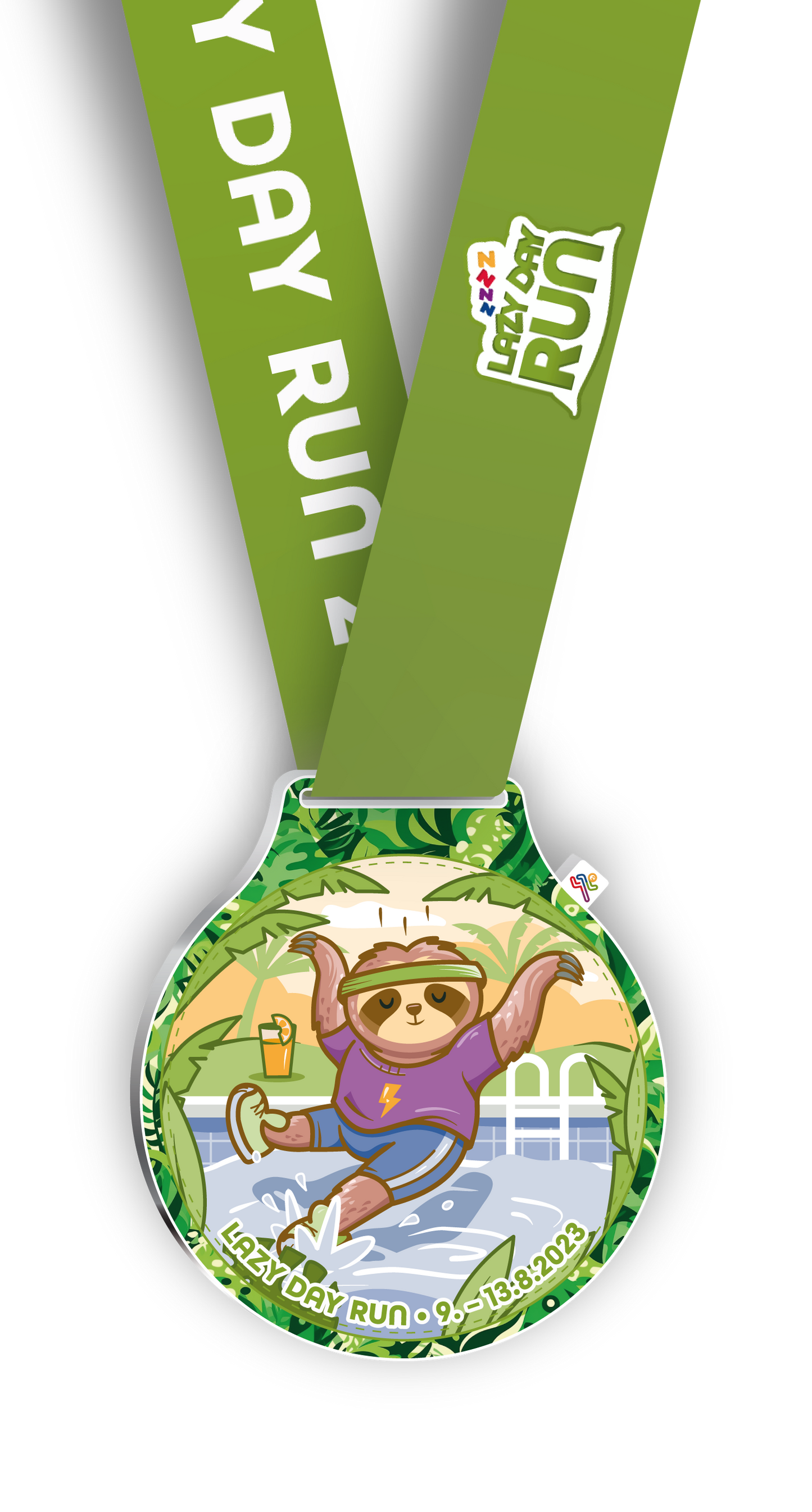 Medaille "Lazy Day Run" (2023)