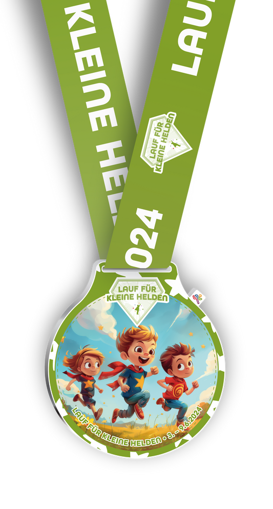 Medaille "Lauf Für Kleine Helden" (2024)