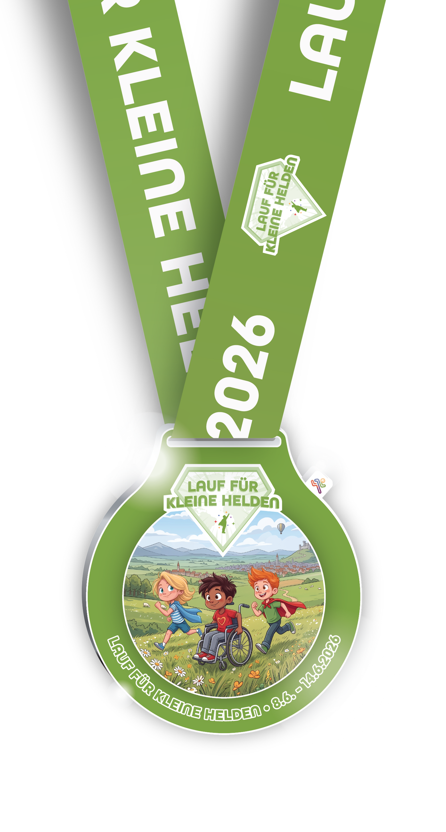 Medaille "Lauf Für Kleine Helden" (2026)