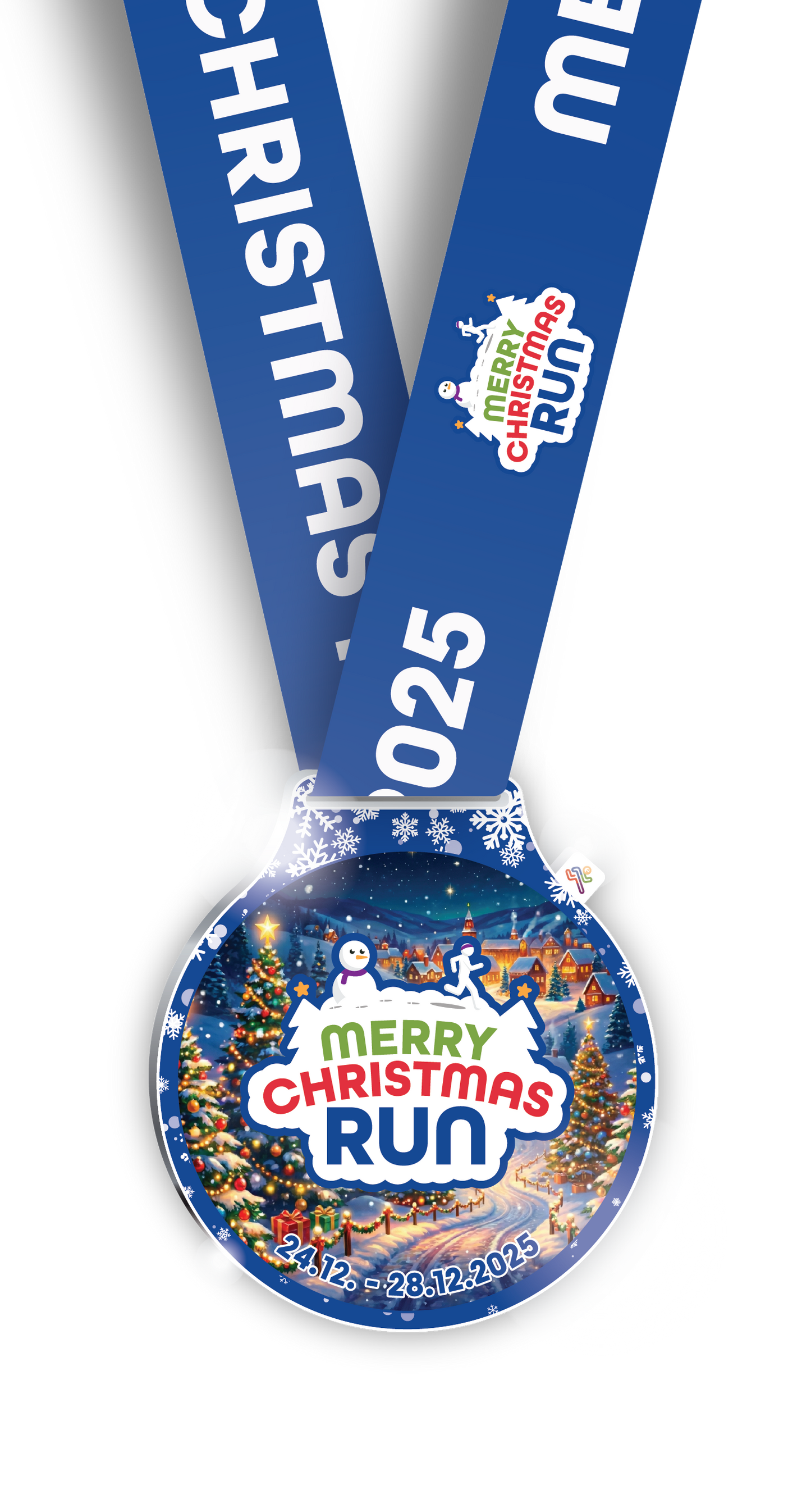Medaille "Merry Christmas Run" (2025)