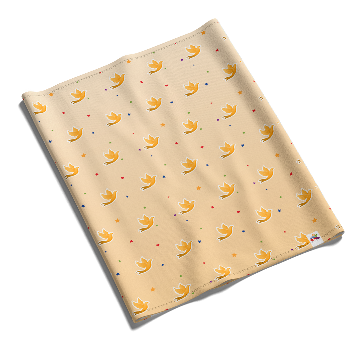 Multifunktionstuch "Golden Doves"