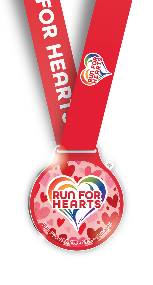 Medaille "Run for Hearts" (2025)