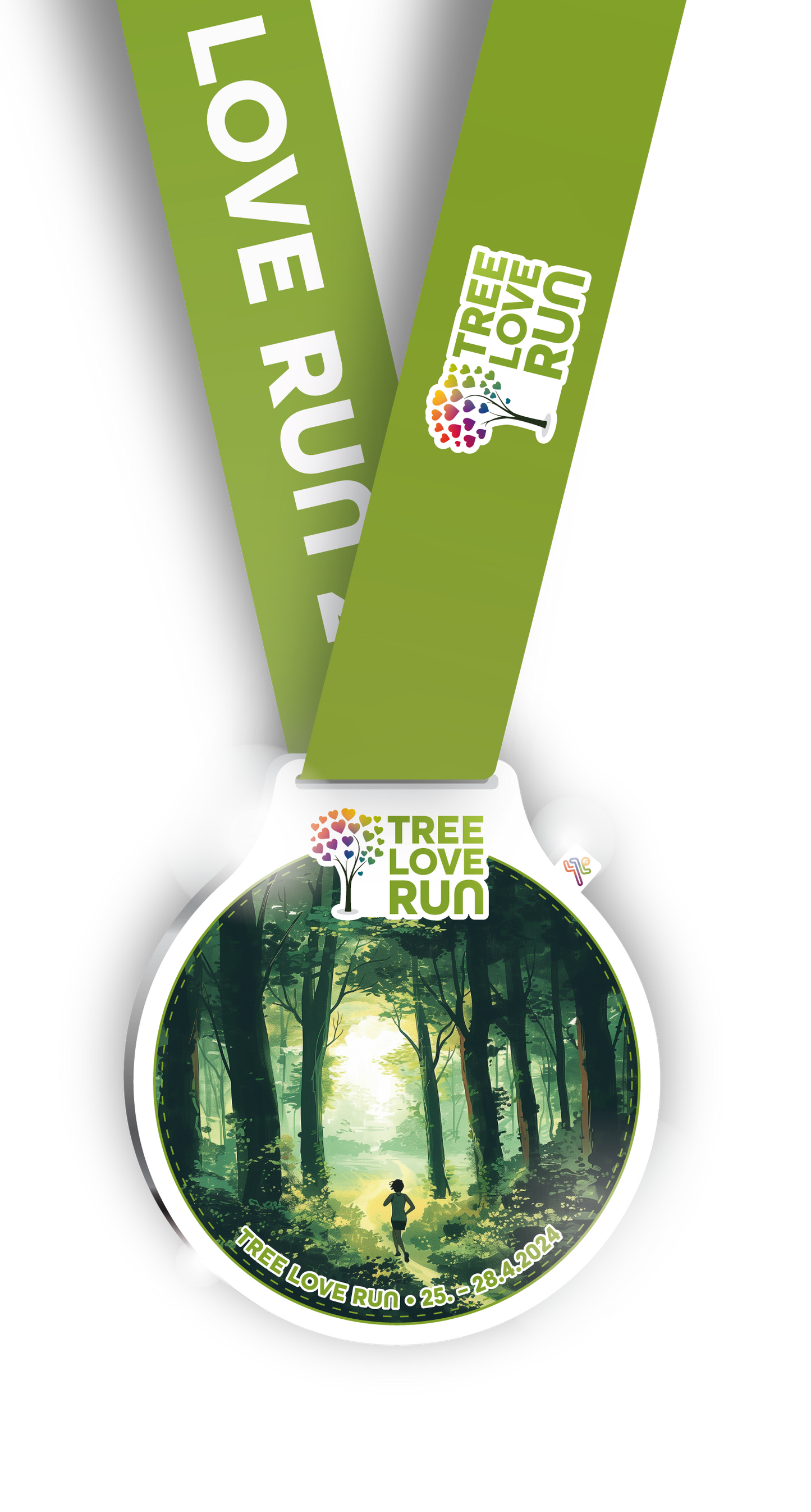 Medaille "Tree Love Run" (2024)