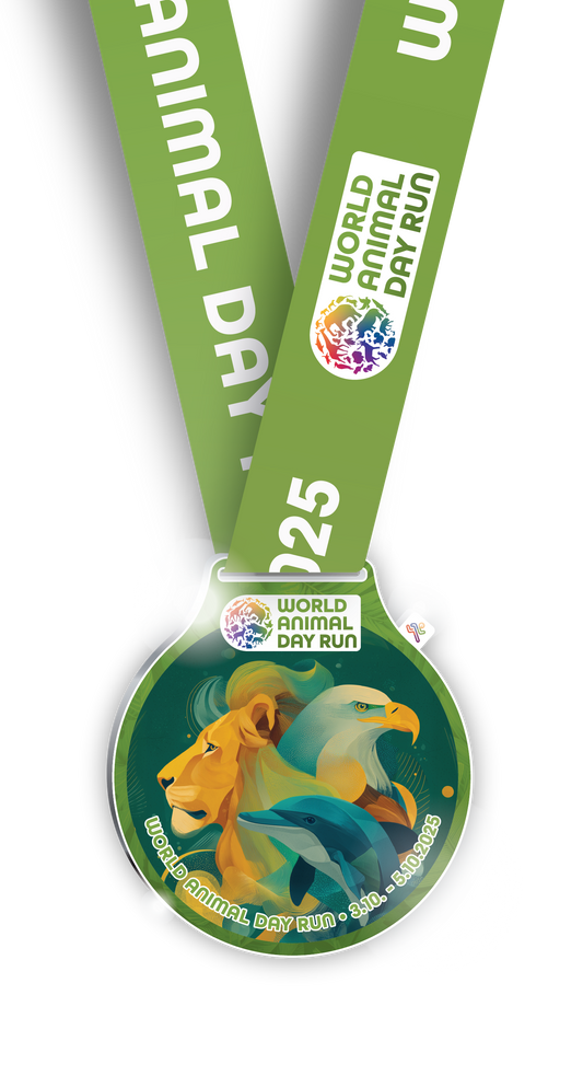 Medaille "World Animal Day Run" (2025)