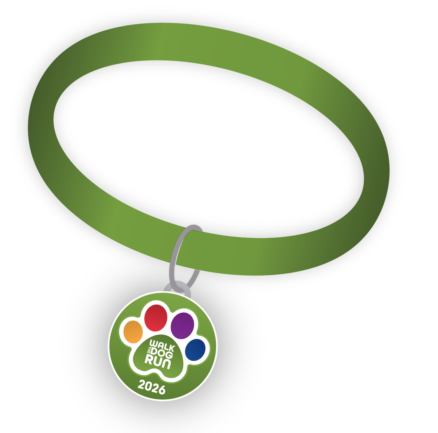 Hunde-Medaille "Walk The Dog Run" (2026)