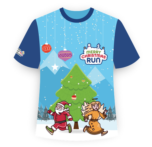 Kids-Shirt "Merry Christmas Run"