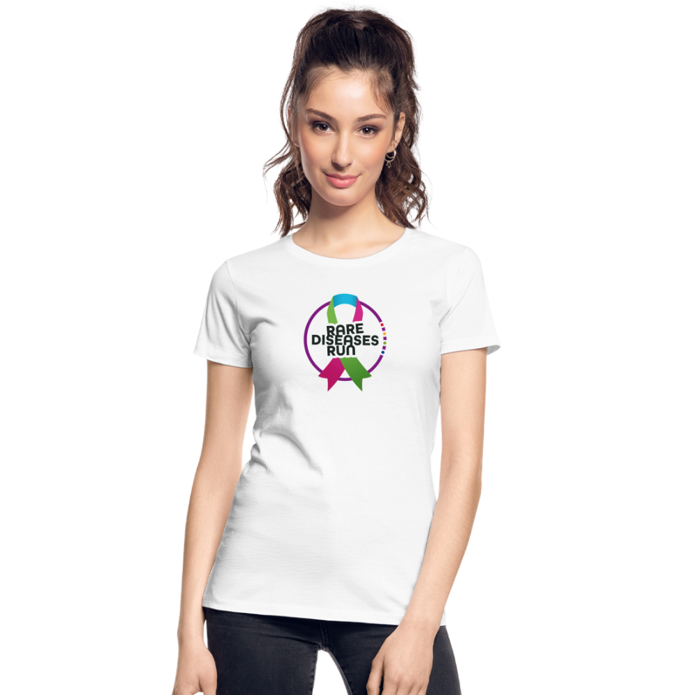 Rare Diseases Run | Frauen Premium Bio T-Shirt - weiß