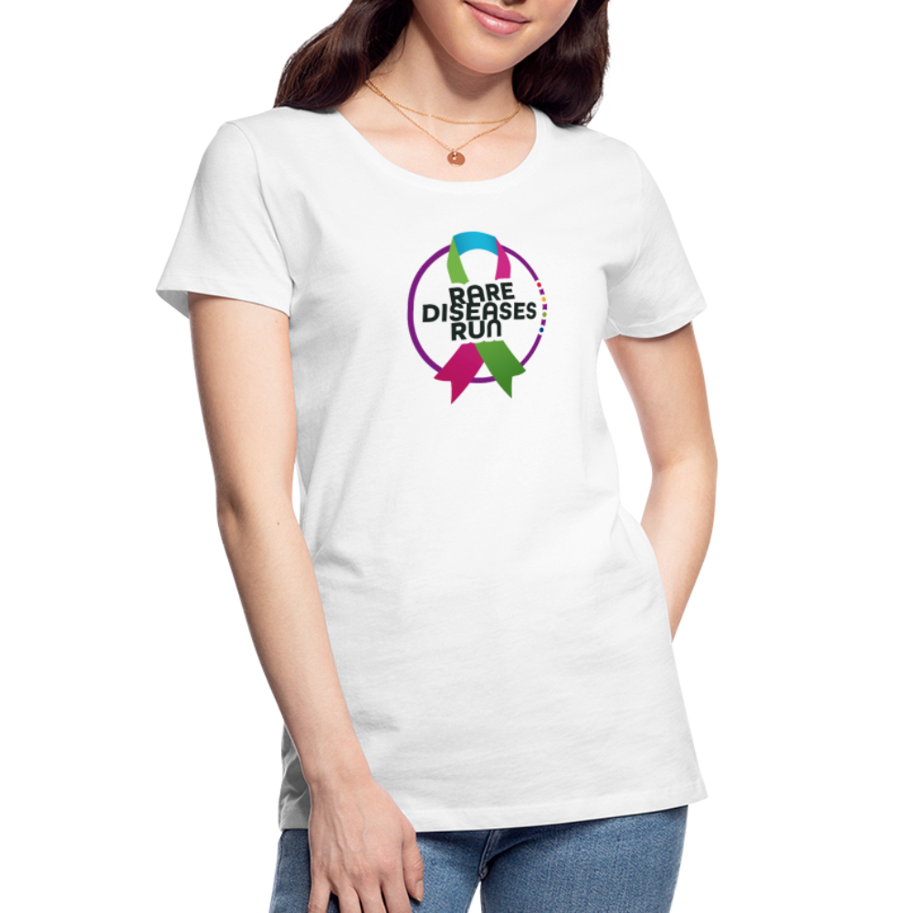 Rare Diseases Run | Frauen Premium Bio T-Shirt - weiß